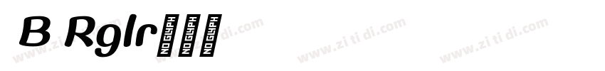 EU B5 Regular字体转换